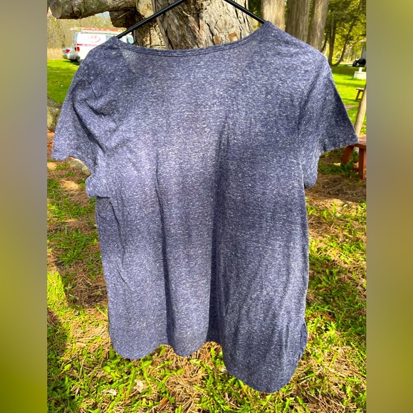 Short Sleeve Women’s T-Shirt, Heather Gray, Sparkle Pattern - Picture 3 of 6